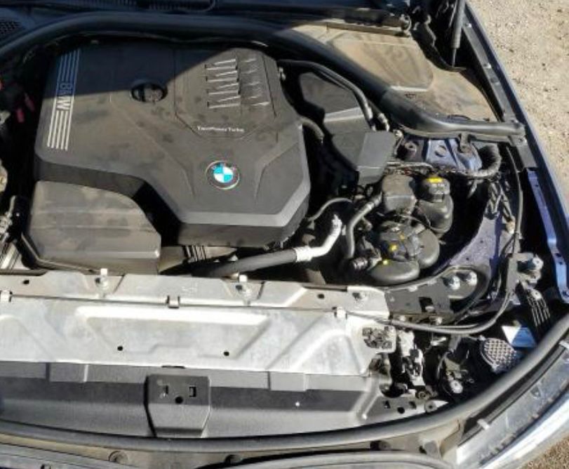 BMW 330Xi 2021 Blue vin: 3MW5R7J00M8B80804