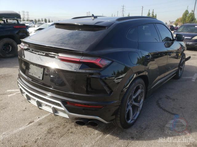 Lamborghini Urus 2019 Black vin: ZPBUA1ZL0KLA02004