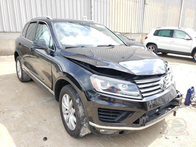 Volkswagen Touareg 2017 Black vin: WVGEF7BP0HD003861