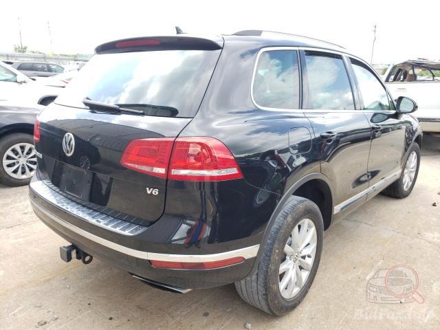 Volkswagen Touareg 2017 Black vin: WVGEF7BP0HD003861