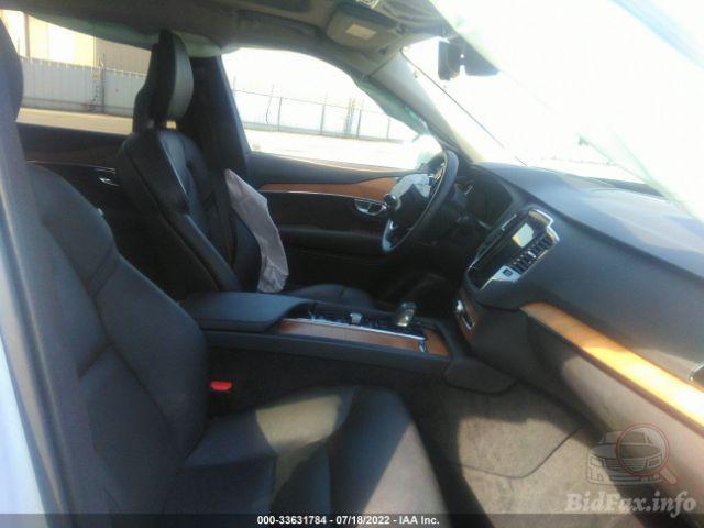 Volvo Xc90 2021 White vin: YV4BR0CK6M1764007