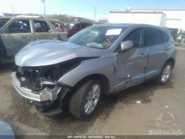 Acura Rdx 2019 Gray vin: 5J8TC2H34KL036288