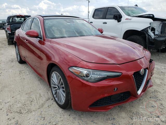 Alfa Romeo Giulia 2018 Burgundy vin: ZARFAEEN8J7579357
