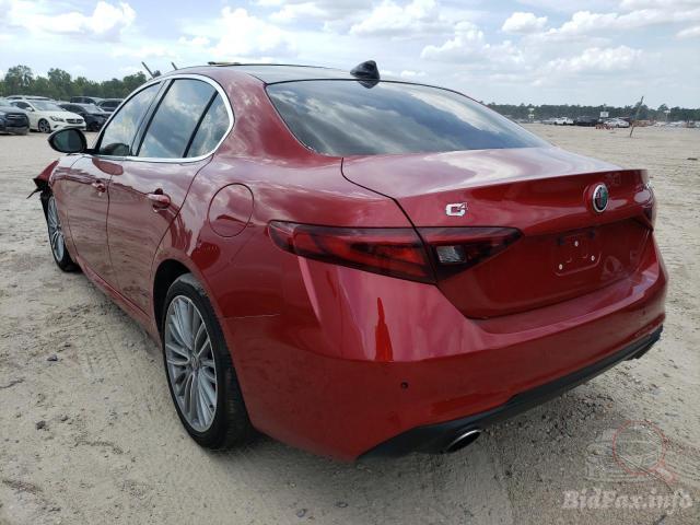 Alfa Romeo Giulia 2018 Burgundy vin: ZARFAEEN8J7579357