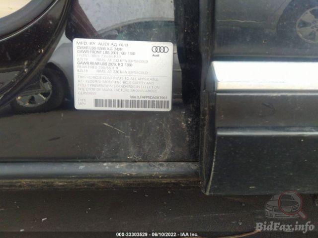 Audi Q5 2013 Black vin: WA1LFAFP5DA087961