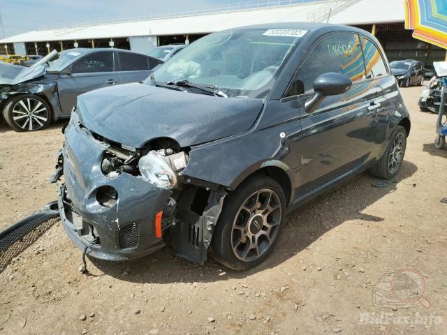 Fiat 500 2018 Black vin: 3C3CFFKH0JT425793