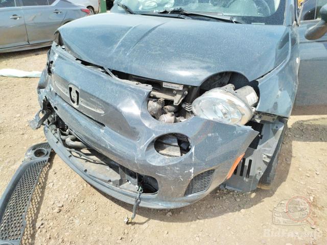 Fiat 500 2018 Black vin: 3C3CFFKH0JT425793