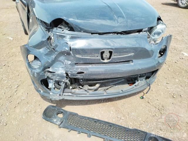 Fiat 500 2018 Black vin: 3C3CFFKH0JT425793