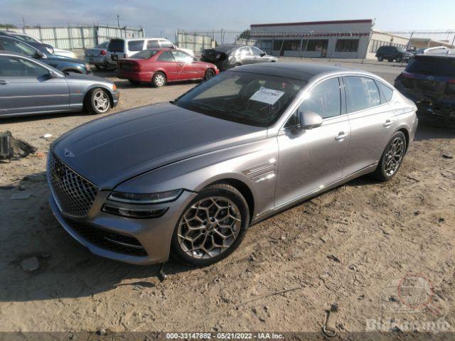 Genesis G80 2021 Gray vin: KMTGC4SD9MU065152