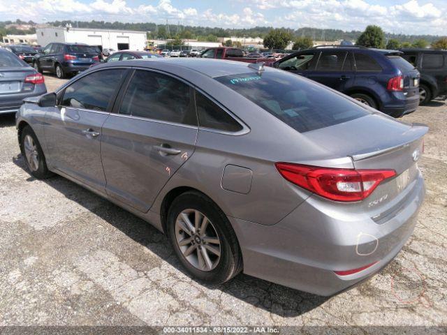 Hyundai Sonata 2016 Silver vin: 5NPE24AF5GH395087