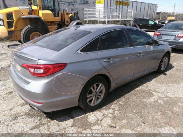 Hyundai Sonata 2016 Silver vin: 5NPE24AF5GH395087