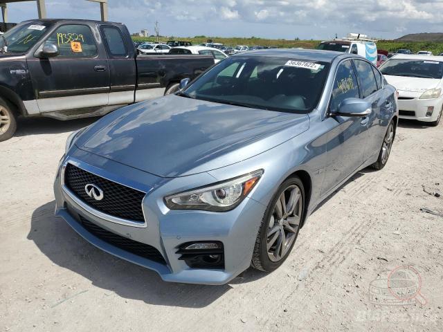 Infiniti Q50 2017 Blue vin: JN1EV7AP2HM732892