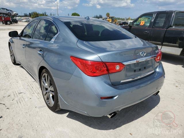 Infiniti Q50 2017 Blue vin: JN1EV7AP2HM732892