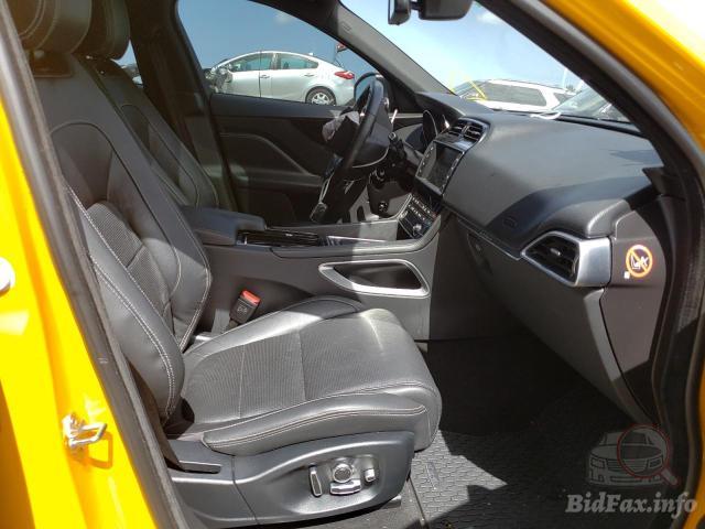 Jaguar F-Pace 2018 Yellow vin: SADCL2FX1JA326572