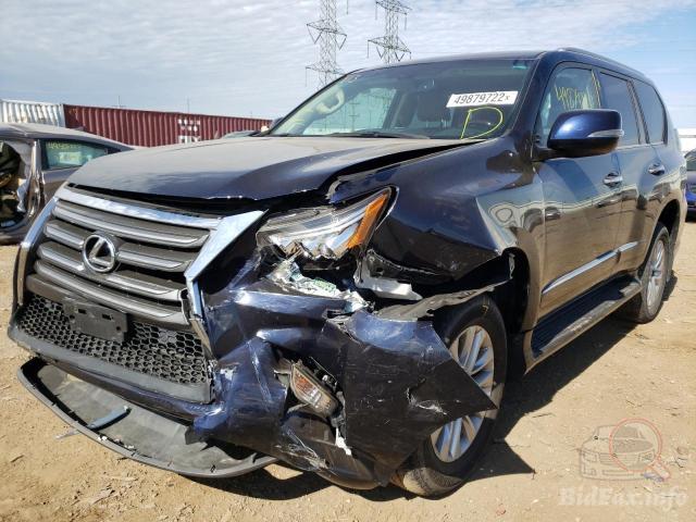 Lexus GX 2019 Blue vin: JTJBM7FX7K5211516