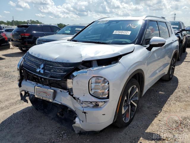 Mitsubishi Outlander 2022 White vin: JA4J3VA8XNZ074780