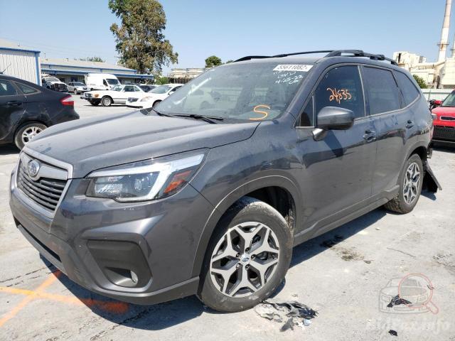 Subaru Forester 2021 Charcoal vin: JF2SKAFC8MH431995